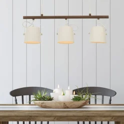 ESPRESSO Taklampa 3:a 71cm Vit/Brun