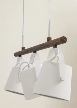 ESPRESSO Taklampa 3:a 71cm Vit/Brun