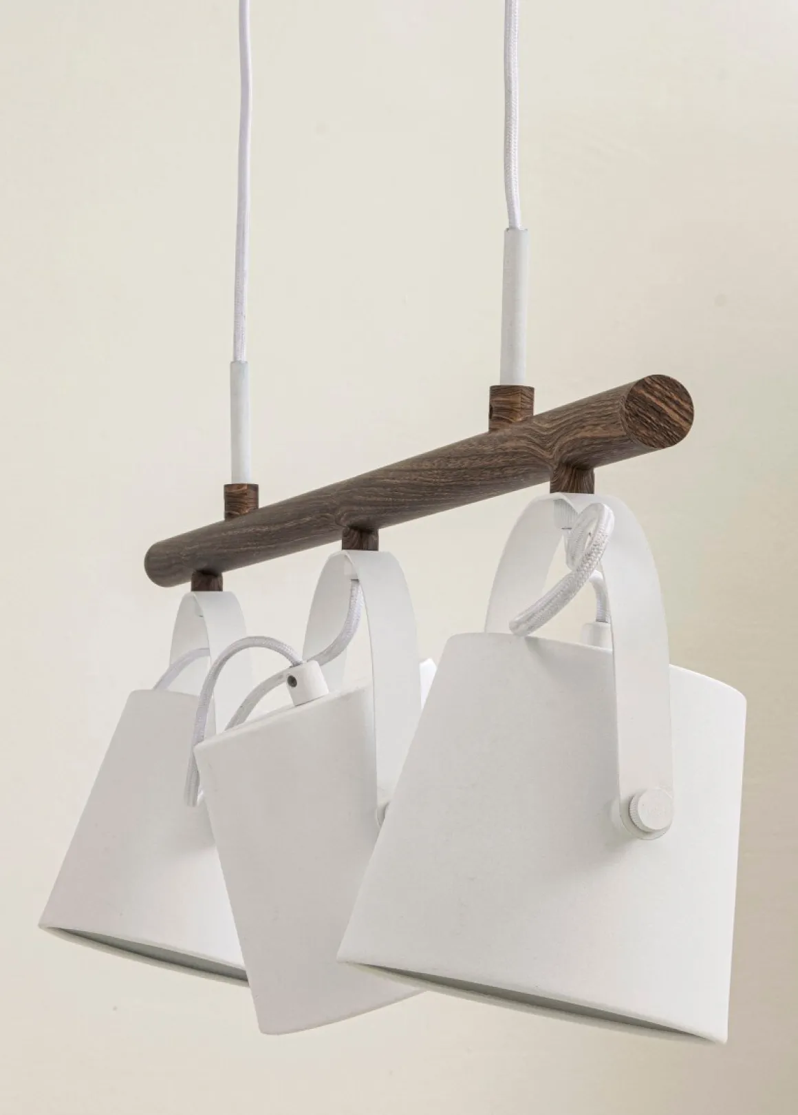 ESPRESSO Taklampa 3:a 71cm Vit/Brun