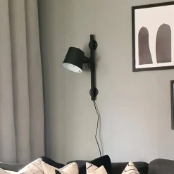 ESPRESSO Vägglampa 45cm Svart