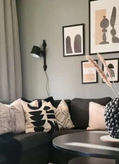 ESPRESSO Vägglampa 45cm Svart