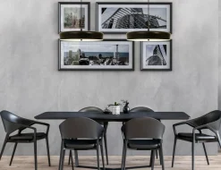 ETA Taklampa LED 45cm Svart