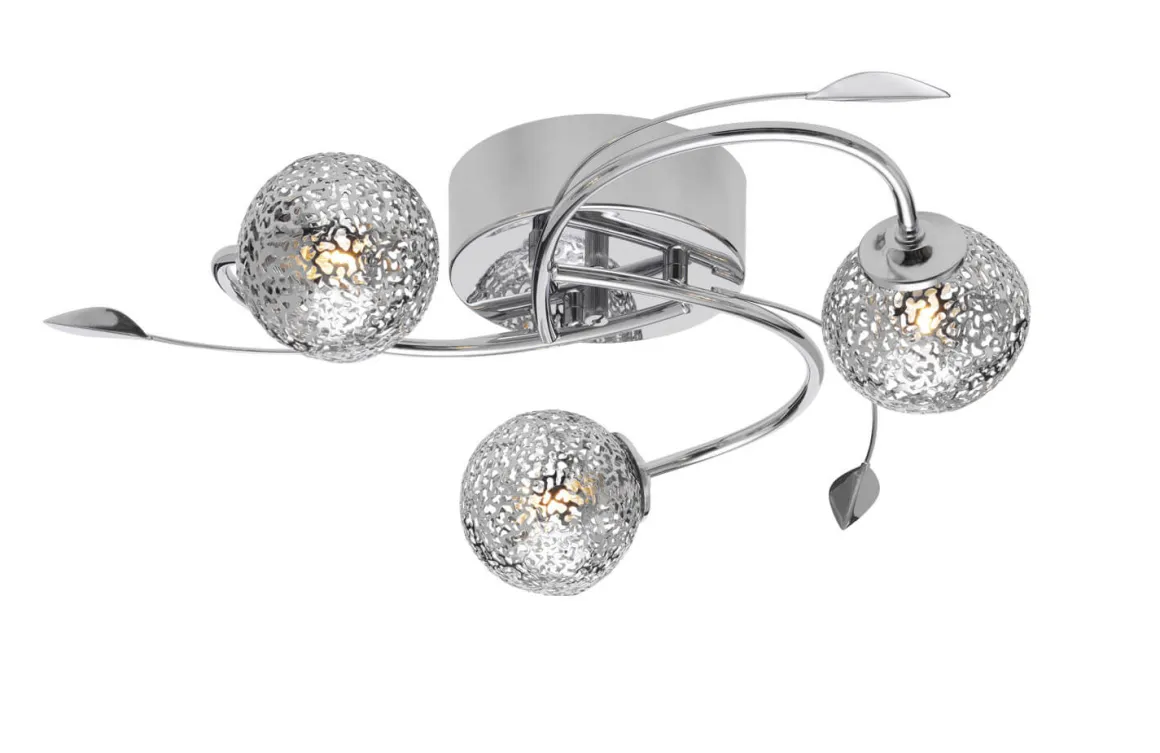 ETSY Plafond 46cm Krom