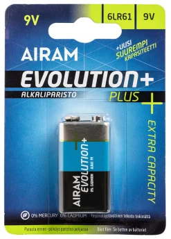EVOLUTION PLUS 6LR61 9V Prestandabatteri