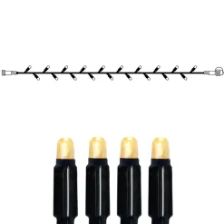 EXTRA SYSTEM 24 Ljusslinga 5m 49LED Varmvit/Svart IP44