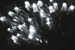 EXTRA SYSTEM LED Ljusslinga 5m 50LED Kallvit/Svart IP44