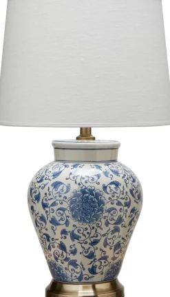 FANG HONG Lampfot 38cm Vit/Blå