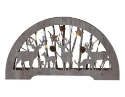 FAUNA Bordsdekoration Lazercut 25cm 10LED Natur