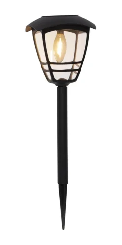 FELIX Solcells-pollare 45cm Svart IP44