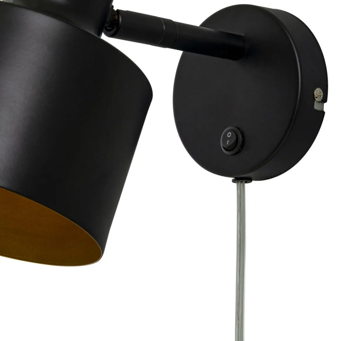 FERDINAND Vägglampa 22cm Svart