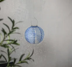 FESTA Solcellsdekoration 25cm Blå