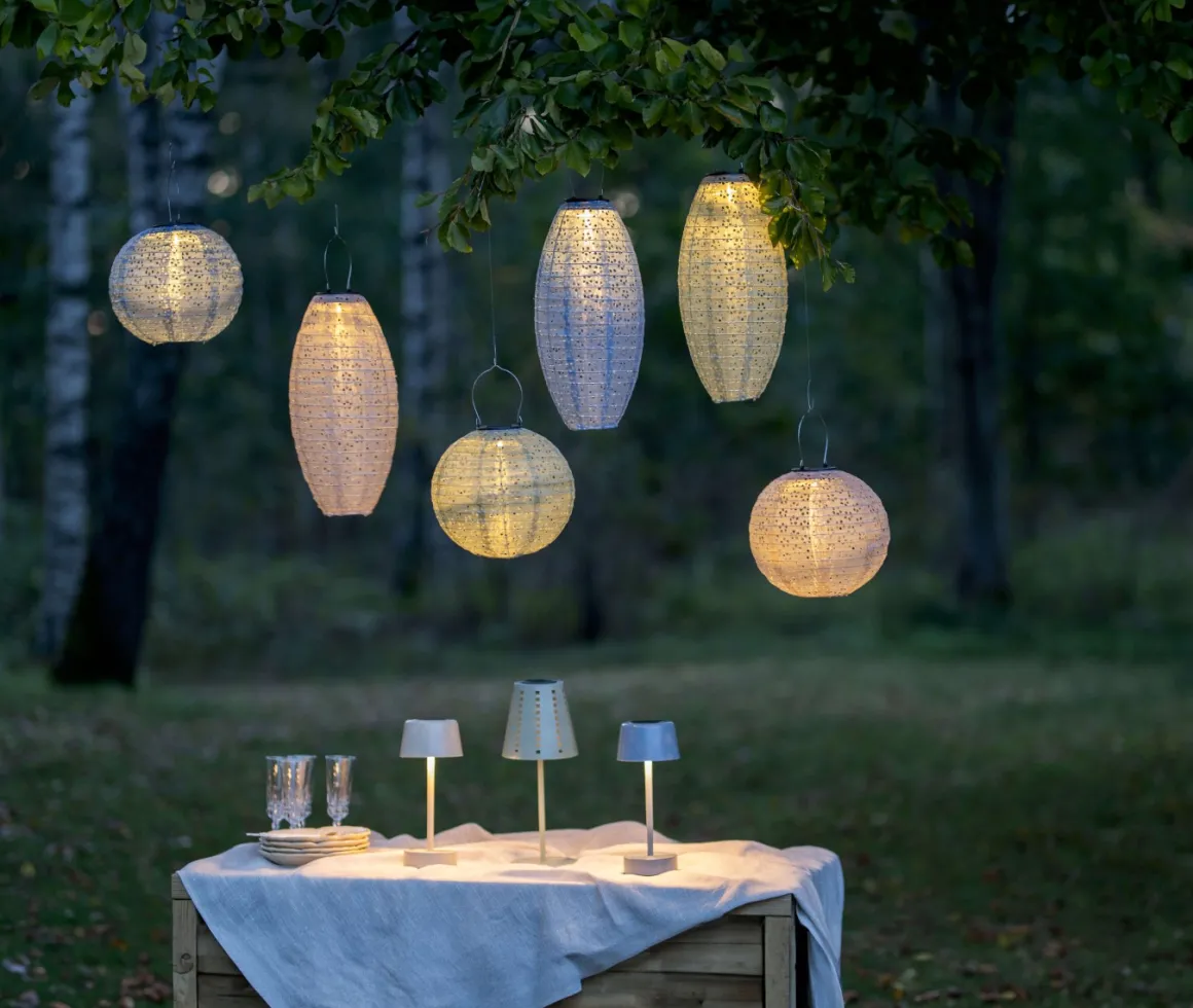 FESTA Solcellsdekoration 40cm Grön