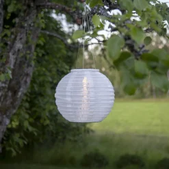 FESTIVAL Solcellsdekoration 25cm Vit