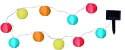 FESTIVAL Solcells-Ljusslinga 2,7m Flerfärgad