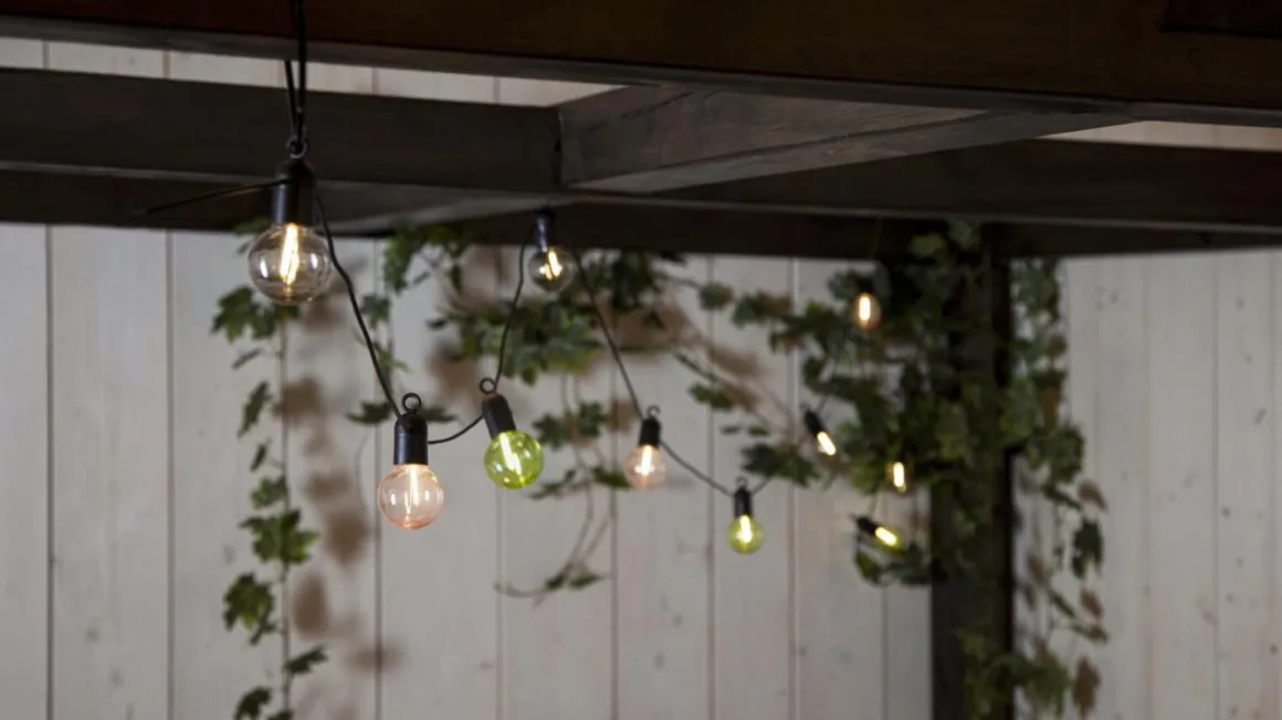 FIESTA Batterislinga 10L 3,6m Flerfärgad/Varmvit IP44