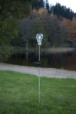 FILLE Solcellsdekoration 80cm Transparent IP44