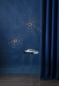 FIREWORK Hängande dekoration 45cm 200LED Svart