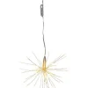FIREWORK Hängande dekoration 16cm 80LED Silver