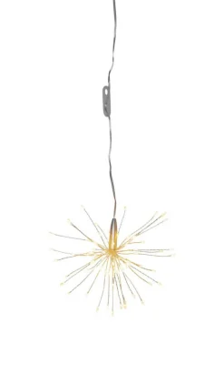 FIREWORK Hängande dekoration 16cm 80LED Silver