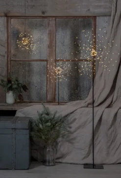 FIREWORK Hängande dekoration 16cm 80LED Svart