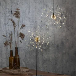 FIREWORK Hängande dekoration 26cm 120LED Svart