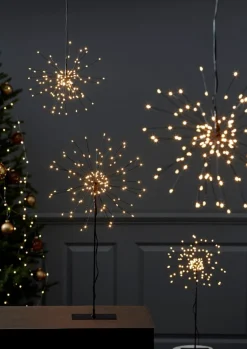 Firework hängande dekoration 26cm svart