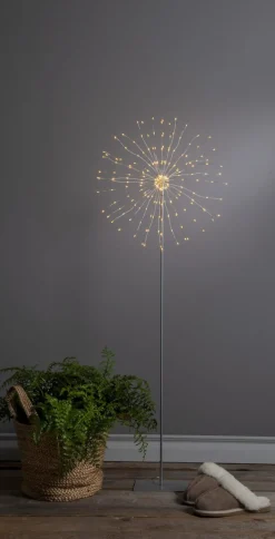 FIREWORK Inomhusdekoration 200LED 130cm Silver
