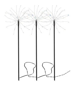 FIREWORK 3-Pack Utedekoration 65cm 180LED Flerfärgad IP44