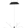 FIREWORK SOLAR Hängande Solcells-dekoration 45cm IP44 Svart