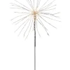 FIREWORK Stjärna på fot 50cm 120LED Silver/Varmvit