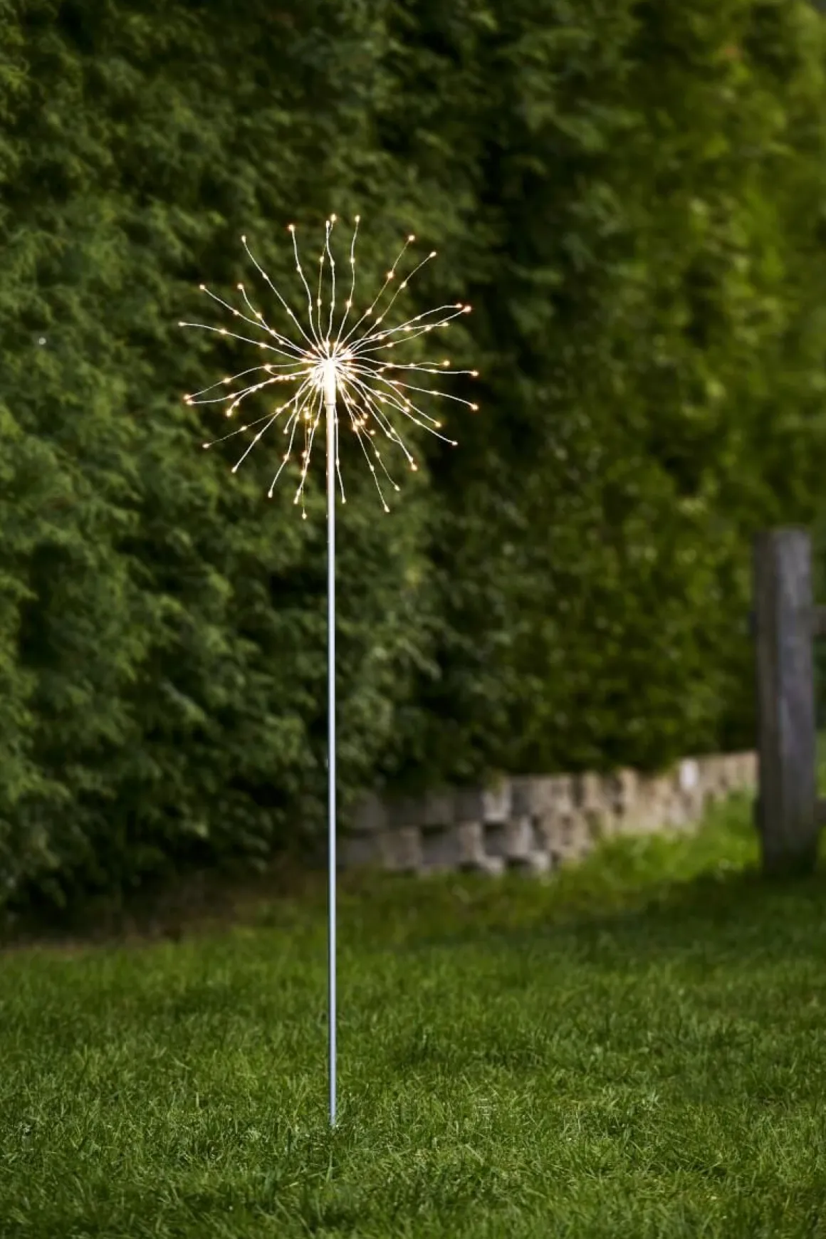 FIREWORK Utedekoration 110cm 160LED Silver IP44