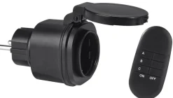 FJÄRRSTRÖMBRYTARE Utomhus 6cm Svart