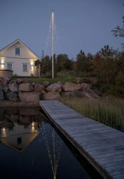 FLAGGSTÅNGSBELYSNING Shiny Warm White 10m 500LEDIP44