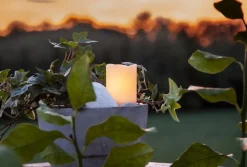 FLAME CANDLE LED Gravljus 7cm Vit IP44