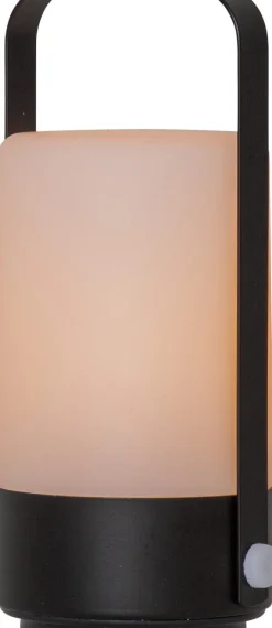 FLAME LANTERN Lykta Batteri 19cm Svart