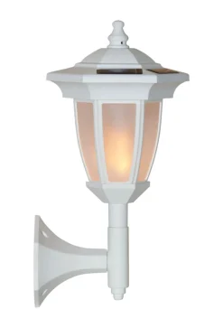 FLAME Solcellsdekoration 63cm Vit IP44
