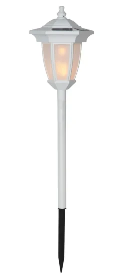 FLAME Solcellsdekoration 63cm Vit IP44