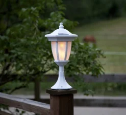 FLAME Solcellsdekoration 63cm Vit IP44