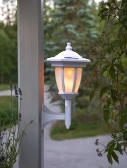 FLAME Solcellsdekoration 63cm Vit IP44