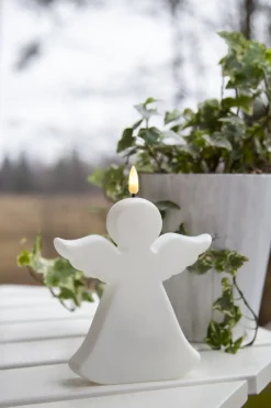 FLAMME ANGEL LED-Gravljus 18cm Vit IP44