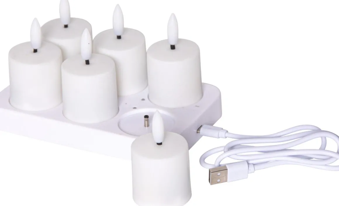 FLAMME CHARGE Votivljus 6-pack 6cm