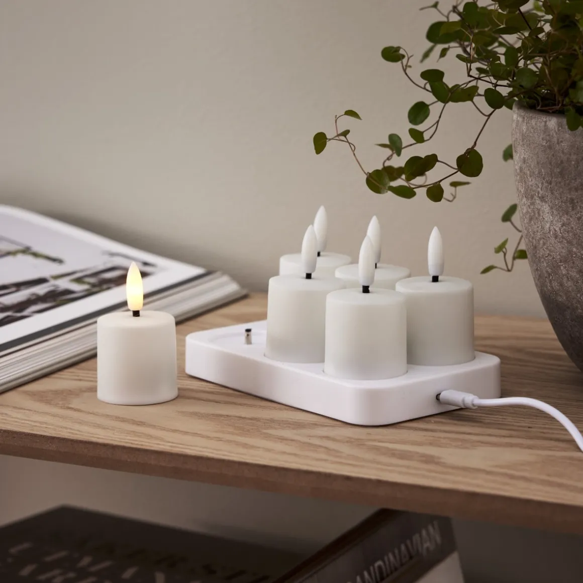 FLAMME CHARGE Votivljus 6-pack 6cm