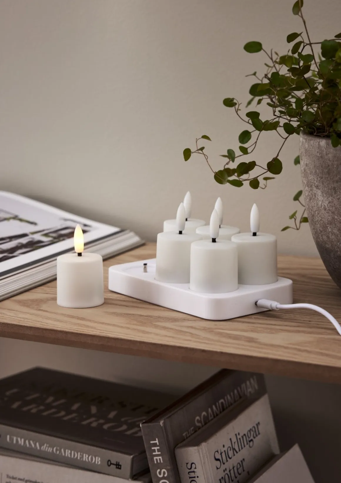 FLAMME CHARGE Votivljus 6-pack 6cm