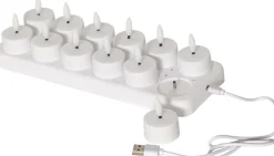 FLAMME CHARGE Värmeljus 12-pack 28,5cm