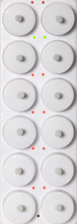 FLAMME CHARGE Värmeljus 12-pack 28,5cm