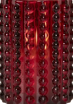 FLAMME DOTTY LED-Blockljus Batteri 13cm Röd