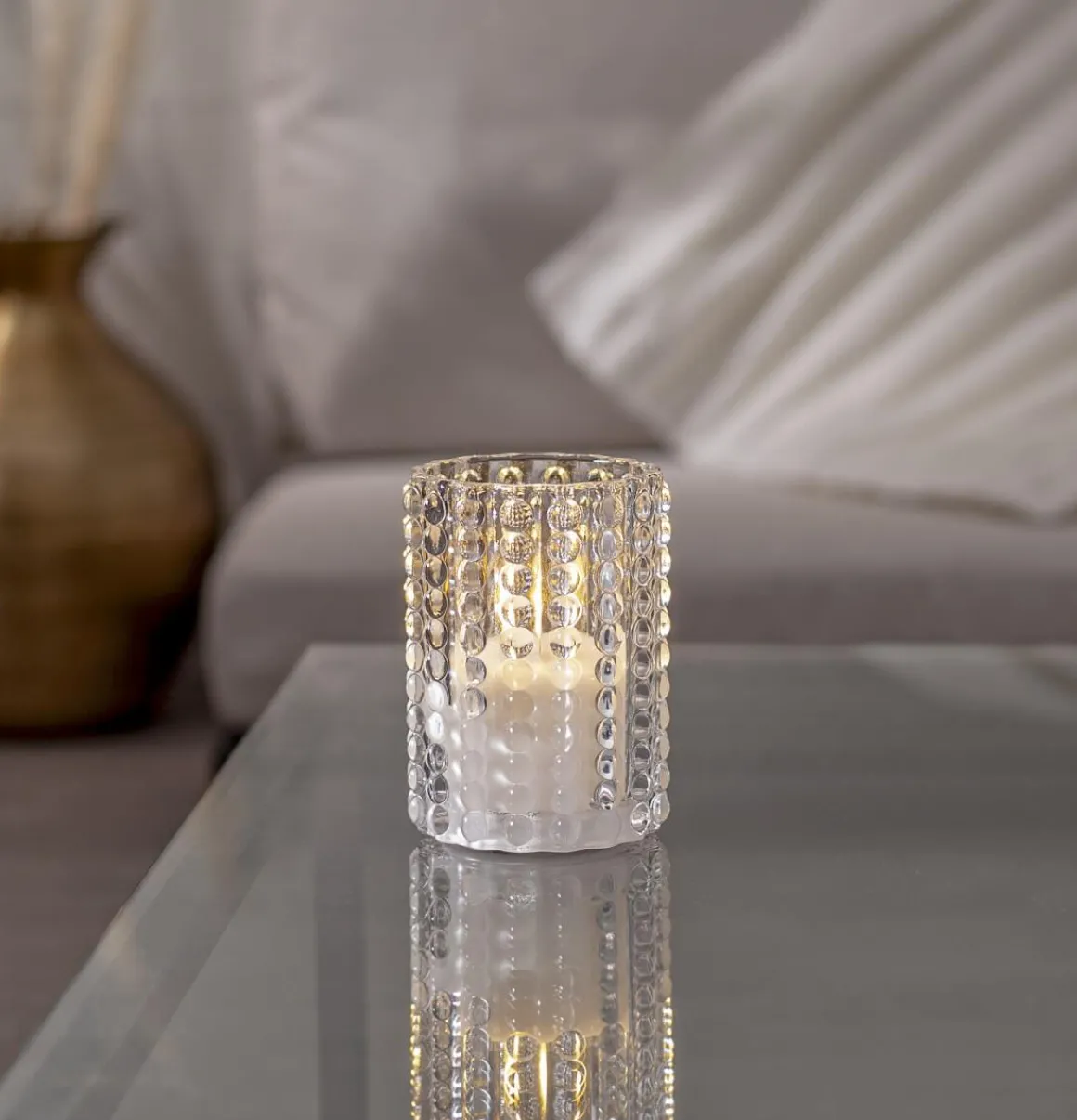 FLAMME DOTTY LED-Blockljus Batteri 13cm