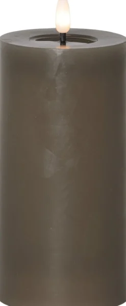 FLAMME FLOW LED-Blockljus Batteri 17,5cm Mullvad