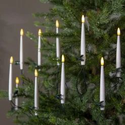 FLAMME Julgransbelysning Batteri 7,5m Vit