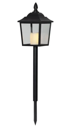 FLAMME LANTERN LED Gravljus 52cm Svart